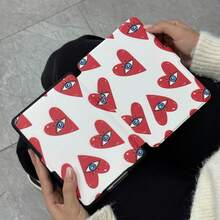 Husă de protecție pentru Kindle Reader, model tip carte cu inimă roșie imprimată față-verso, compatibilă cu Kindle Paperwhite 5/6/7, Paperwhite 10/11/12, Kindle (Colorsoft)/10/11/12 și alte modele populare, potrivită pentru naveta, la modă și elegantă, accesorii Kindle/husă de protecție Kindle/Ziua Îndrăgostiților - Multicolor - Vizualizare 10