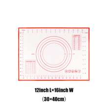 Silicone Baking Mat, Non-Stick Rolling Dough Mat With Measurements, Suitable For Making Pies, Pizza, Cookies, Fondant, Thick Non-Slip Silicone Pastry Mat - Multicolor - View 9
