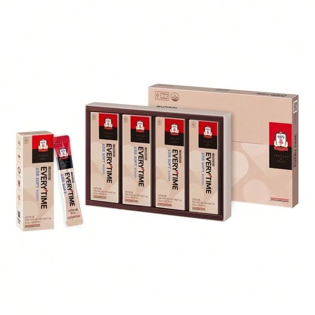 Jung Kwan Jang Korean Red Ginseng Everytime Soft 10ml * 20 Sticks – Compact Energy Supplement Stick For Daily Vitality & Focus - 20 sticks - View 1
