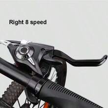 1 Pair 3x8 Speed Bicycle Shifters, With 24-Speed Gear Shifter, Gear Indicator And V-Brake Cable, Suitable For Mountain Bike, Commuter Bike And Bicycle Parts - Black - View 4