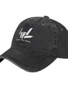 New Share The Love Stephen Sharer Youtuber This Is My Cowboy Hat Funny Printed Cotton Baseball Cap Adjustable Retro Washed Lightweight And Breathable Unisex Outdoor Cowboy Hat, Gifts For Men Women Husband Grandpa Dad Friend Bestie Coworker - màu đen - Xem 2
