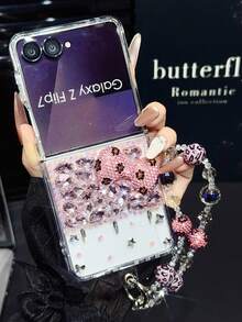 Magnetic Folding Phone Case, Full Coverage, Skin-Friendly, Solid Color, Popular, Compatible With Samsung Galaxy Z FLIP 7 Foldable Phone Case, For Men And Women - Multicolor - View 42