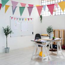 12/24 件装户外黄麻彩色旗帜派对装饰 - 生日装饰、圣帕特里克节、圣诞节、情人节、斋月、开斋节、狂欢节、派对、节日、教室、毕业典礼、万圣节、周年纪念日、感恩节、户外装饰