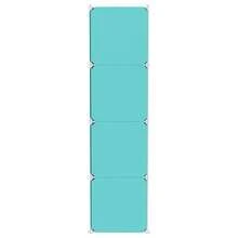 vidaXL Armário infantil com 12 cubos Vert PP - Verde - Ver 4