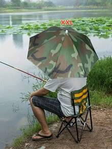 Mũ che nắng kiêm ô, mũ che nắng gắn trên đỉnh, mũ che nắng, mũ che nắng, mũ che nắng kiêm ô, thích hợp cho câu cá, làm nông, động ngoài trời và các dịp khác để che nắng và che mưa. - Nhiều màu - Xem 7