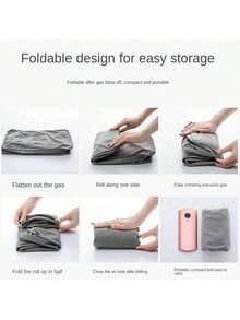 Pvc Flight Sleeping Footrest Pillow, Rest Pillow For Airplanes, Cars, Buses, Inflatable Travel Footrest Pillow, Foot Cushion, Footrest Pillow For Travel, Flights, Trains, Flying, School Supplies, School Items For Students, Foot Hammock, Leg Rest - Multicolor - View 3