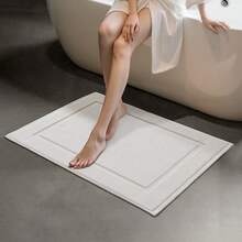 Utopia Towels Cotton Banded Rug, Bath Mats, Not A Bathroom Rug, 20 By 31 Inches, 100% Ring Spun Cotton, Highly Absorbent Shower Bathroom Floor Mat, White - White - View 11