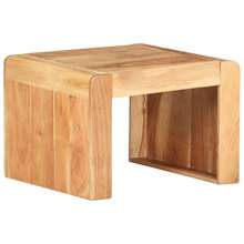 vidaXL Tavolo d'appoint 43x40x30 cm Bois d'acacia massiccio - Castano - Visualizzare 8