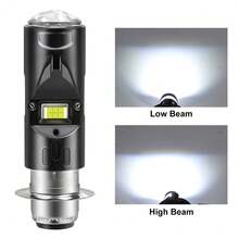 TOAUTO 1个H4 BA20D P15D LED摩托车前大灯灯泡，远近光通用型，适用于川崎铃木P15D LED摩托车信号灯配件，9-80V - 高級版 - 查看 11