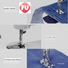 Máquina de coser doméstica pequeña de escritorio totalmente automática eléctrica mini micro máquina de coser de mano para ropa - Multicolor - Ver 2