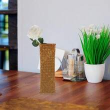 Natural Seaweed Weave Basket Straw Woven Vase Pastoral Rattan Flower Vase Vintage Wicker Flower Basket For Home House Hotel Decoration - As Shown - View 10