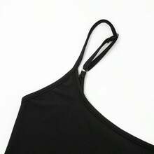 2pcs/Set Sheer Mesh Long Sleeve Bodycon Mini Dress, Sexy Fitted Streetwear For Spring/Summer - Black - View 6