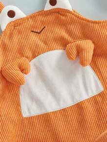 Disfraz de langosta para bebé, mono de pana sin mangas con diseño de cangrejo, mono de cosplay para Halloween, para fiesta y escenario - Naranja - Ver 5