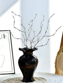 1朵人造水钻花 DIY 礼品花束 婚礼花园场地装饰道具 家居桌面墙面装饰材料 生日派对用品 情人节装饰 - 銀色 - 查看 5