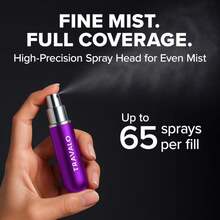 Travalo Classic HD Perfume Atomizer - Leak-Proof And TSA Approved For Air Travel - Reusable, Airtight, Easy-Fill Mini Pump Sprayer - Lightweight, Elegant Design W/Volume Window - Purple 0.17oz - ColorE - 查看 4