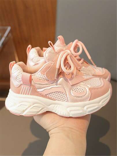 Giày thể thao lưới thoáng khí cho trẻ em, giày thể thao mùa xuân/thu cho bé trai và bé gái, giày chạy bộ thường ngày cho trẻ nhỏ và trẻ lớn, hàng mới về năm 2025.