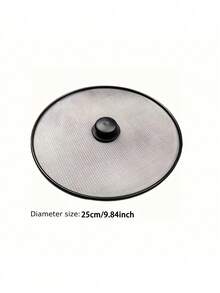 20.32-30.48cm Stainless Steel Mesh Splatter Screen, Prevents Splattering And Smoke, Keeps Food Fresh, Ideal For Healthy Cooking, Essential Kitchen Accessory, Pot Cover | Modern Kitchen Gadget - Multicolor - View 3
