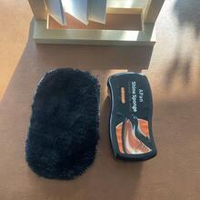 抛光海绵 | 皮革护理、鞋油、擦鞋套装，适用于鞋子、靴子、家具、夹克、公文包等 | 适用于所有颜色的皮革 - 黑色 - 查看 7