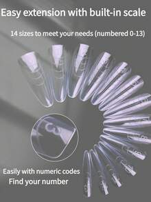 2-Layer Sandwich Style Nail Extension Mold | No Paper Forms Needed, Precise Thickness Control, Suitable For Gel, Ideal For Professional Nail Artists, Can Cure Fake Nail Extensions, Essential Tool For Beauty Enthusiasts And Gel Manicure Users - Multicolor - View 8