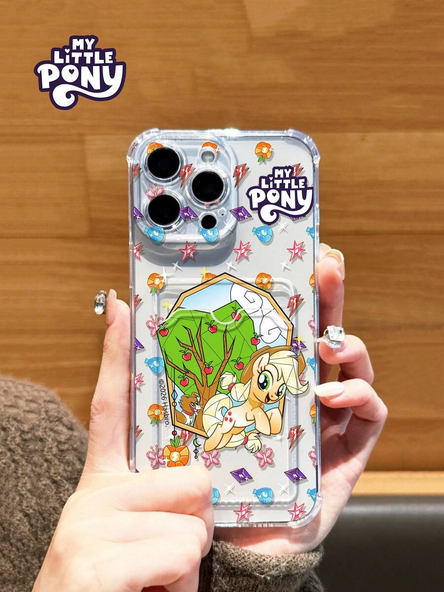 Hasbro Official Genuine Shock-Proof & Scratch-Resistant Phone Case Compatible With IPhone 17, 17 Pro, 17 Pro Max, 11, 12, 13, 14, 15, 16 Pro, 16 Pro Max, 14 Plus, 15 Plus, 16 Plus, XR, XS Max, Women-Specific Phone Case - Clear - View 1