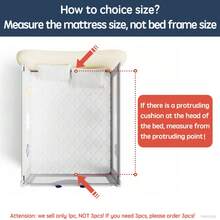 PANGDUBE Barrera Protectora para Cama de Bebé y Cuna Infantil | 8 Tamaños, Hasta 31cm de Altura de Colchón | Con Fijación por Tornillos, Funda Desmontable | Delimitador de Cama Estable, Borde para Sentarse Cómodo | Para Cama de Padres y Cuna de Niños - Oso lindo - Ver 9