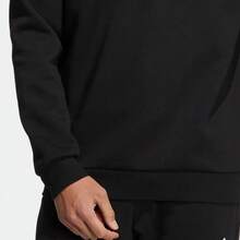 Adidas ThGfxCrew Logo Print Crew Neck Pullover Long-Sleeved Sweatshirt For Men, Black. - Black - View 7