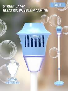 Outdoor Long-Pole Lantern Bubble Machine With Matching Bubble Solution, Easy To Hold, Produces Massive Bubbles, Suitable For Camping/Night Market Gatherings, Ideal For Kids And Young People, Perfect For Outdoor Parties/Camping Interactive Gifts - Multicolor - View 11