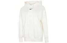 Nike Sportswear Phoenix 刷毛純色 Logo 印花抽繩套頭運動衫 女款 白色 - 白色 - 查看 2