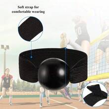 2pcs Volleyball Assist Training Bands, Basketball/Football Jumping Spike Practice - Black - View 10