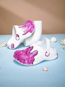 Kids Printed Breathable Sandals, New Summer Minimalist Children Shoes, Lightweight Casual Shoes For Boys And Girls - Red - View 7