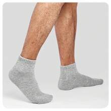 20 Pairs Simple And Thin Solid Socks, Soft & Lightweight Low Cut Socks, Women's Stockings & Hosiery– Ankle Cut, Sweat-Absorbent, Anti-Odor, All-Season Comfort - White 5-piece Pack - View 6