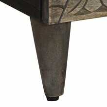 vidaXL Buffets 2 pcs gris clair 60x33,5x75 cm bois de manguier massif - Noir - Voir 9