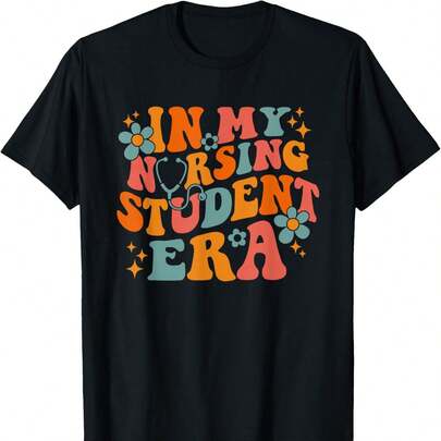 En mi época de estudiante de enfermería, escuela de enfermería, futura enfermera RN T-S1Hirt220G Prenda básiC1A de AL1Godn para él, 220 g con comodidad inerable. AdecuA1DA1 Para todos, ya sean mujeres u hombres. Material fuerte de alta C1Alidad, apto para todo tipo de costuR1AS, suavidad perceptible y diseño perdurable. Blusas transpirables mujer, se de otoño, atuendos de vaC1Aciones, disfraces feM1eninos de new years.