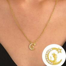 European And American Ins Style Fashionable Men And Women Diamond Studded Golden Dragon Pendant Domineering Sweater Chain Couple Flying Dragon Necklace Accessories - K-201 - 查看 8