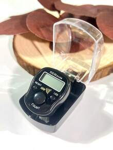 Boxed Handy Electronic Counter, LED Display Screen, Hundred Reminder Counter, Elegant Appearance Easy To Wear On Hand, Suitable For Prayer Counting, Exercise Counting, Knitting Counting, Etc. - Multicolor - View 7