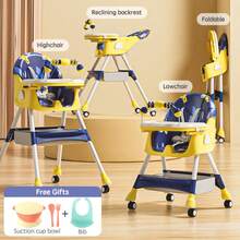 PANGDUBE Baby Highchairs & Accessories - Blue - View 10