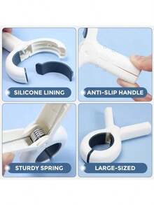 3/6pcs Beach Towel Clips With Strong Anti-Rust Springs, Heavy Duty Towel Clips, Plastic Laundry Clothes Pins Clip To Keep Your Towel, Clothes, Blankets To Dry On Clothesline And Hanging Rack - Multicolor - View 2