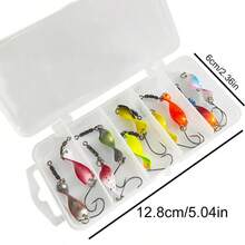 10pcs/Box 7cm/2.5g Trout Rotating Spoons - Long Distance Casting Metal Lures, Suitable For Bass, Salmon, Pike, With Brass Rotating Blades For Lake And River Fishing Smallmouth Bass Lures - Multicolor - View 4
