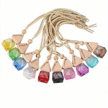 20x Hanging Empty Car Mini Perfume Bottle Diffuser Air Freshner Gadget Ornament UK - Apple - View 6