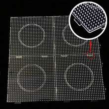 Allazone 5 Mm 52 PCS Fuse Beads Boards Set, 6 PCS Large Square Clear Plastic Pegboards With 6 PCS White Beads Tweezers, 10 PCS Ironing Paper And 2 Style Keychain For Kids Craft Supplies - ColorB - 查看 4