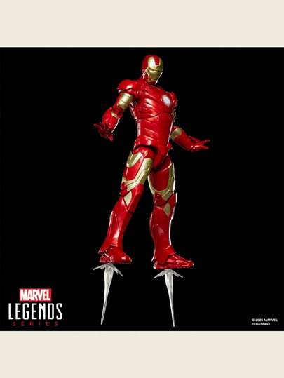 Hasbro 漫威传奇系列 - 钢铁侠MK3 9.8英寸可动人偶 | 官方授权，酷炫收藏玩具套装，关节可动，ABS塑料材质，节日礼物，新年快乐，适合4岁及以上儿童