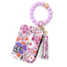 New Girls Flower Credit Card Holder Anti-Theft Case Zipper Wallet With Strings - Multicolor - View 14