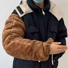 1pc Fracture Care Extra Long Sleeve Glove, Adult Thermal Lined Arm Warmer Sleeve, Warm