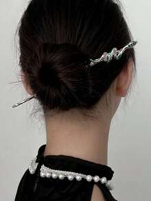 Harry Potter Snake House Hairpin And Hair Accessory, Light Luxury Snake Hairpin And Headwear, Niche Design Sense Hair Accessory, New Year's Party Gift For Good Friends - Multicolor - View 4