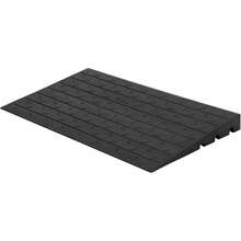 Rubber Threshold Ramp, Heavy Duty Threshold Ramps, Rubber Driveway Ramps With Cable Cover, Car Driveway Curb Ramp For Cars Vehicles Loading Dock Garage Sidewalk, 24x42x2.5inch - 24x42x2.5inch - View 8