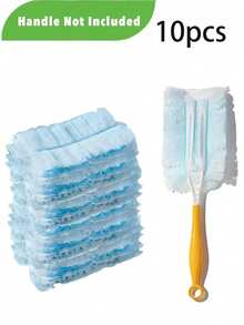 10/20/30pcs Disposable Dust Cleaner Refill Replacement, Static Dust Cleaner Head Replacement - Easily Remove Dust From Electronics, Furniture, Blinds And Ceiling Fans - (Handle Not Included)