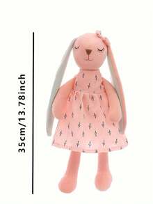 柔软粉色毛绒兔子玩具 - 采用柔软的PP材质制成，是复活节、母亲节和婚礼的完美礼物。 - 彩色 - 查看 7