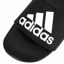 阿迪达斯 2026 春季新款男女休闲运动轻便拖鞋、沙滩凉鞋、单带 GY1945 - 黑色 - 查看 6