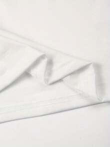 Summer Men Fashion Pattern Short Sleeve T-Shirt With Letter Print - trắng - Xem 3