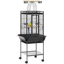 PawHut Steel Bird Cage,Large Budgie Cage For Cockatiels And Parakeets - one-size - View 10
